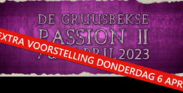 Passion Extra Voorstelling op Donderdag 6 april