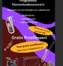 Dinsdag 16 mei Pannenkoekenconcert